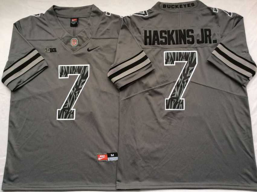 Ohio State Buckeyes 7 Dwayne Haskins Jr Gray Shadow College Football Jersey,We sell and wholesale Ohio State Buckeyes 7 Dwayne Haskins Jr Gray Shadow College Football Jersey on line form chian!